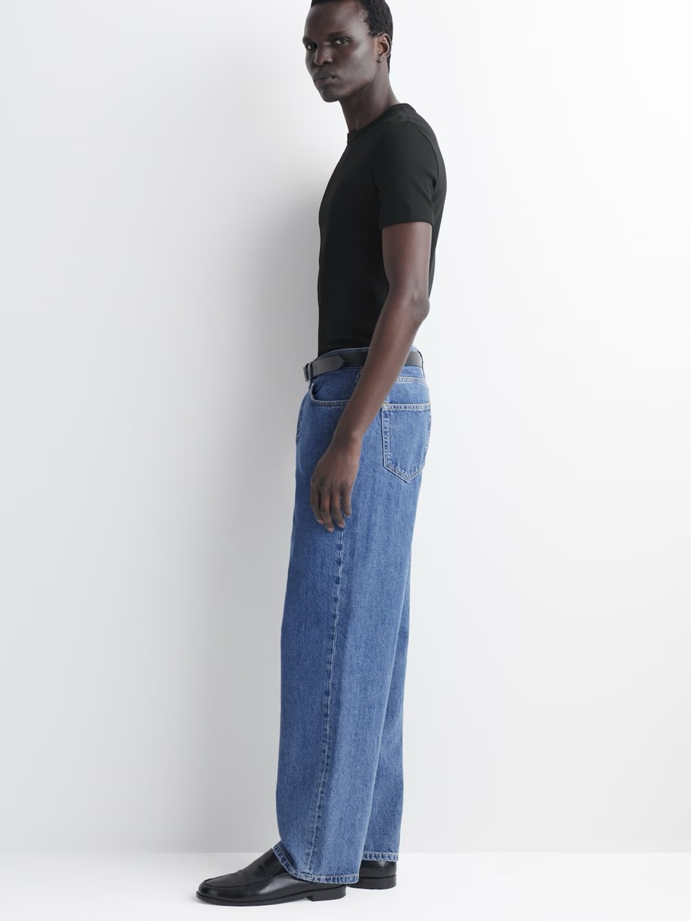 NWT (size XL) COS SLIM RIBBED COTTON T-SHIRT - Picture 2 of 6